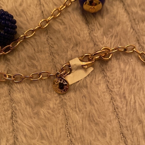 NWT J. Crew Blue Bead Necklace - Picture 6 of 6